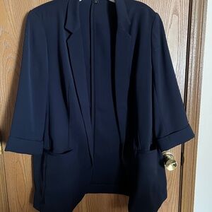 Express Oversize Blazer navy blue